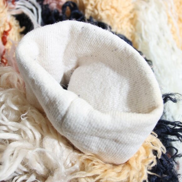 Nico Nico Spirit Faux Fur Bomber Jacket Multi Shaggy Full Zip Size Medium - Picture 11 of 16